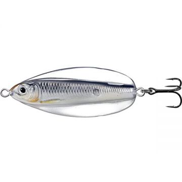 Lingurita oscilanta Livetarget Erratic Shiner, culoare Silver-Black, 5.5cm, 11g