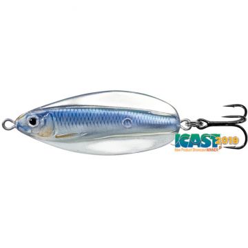 Lingurita oscilanta Livetarget Erratic Shiner, culoare Silver-Blue, 5cm, 7g