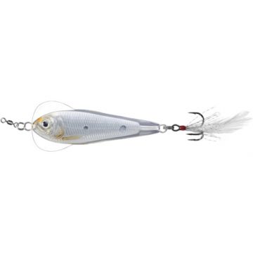 Vobler Livetarget Flitter Shad, culoare Silver-Pearl, 5.5cm, 14g