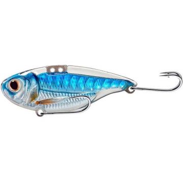 Cicada Livetarget Sonic Shad Blade Bait, culoare Silver-Blue, 5,5cm, 14g