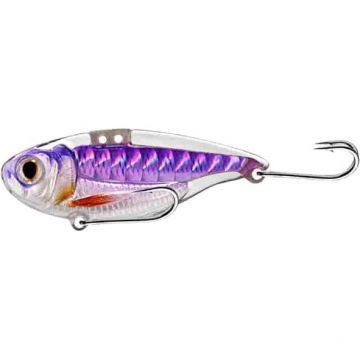 Cicada Livetarget Sonic Shad Blade Bait, culoare Violet-Black Back, 5cm, 10g