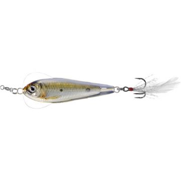 Lingurita Livetarget Flutter Sardine , Sinking, culoare Silver-Bronze, 5.5cm, 14g