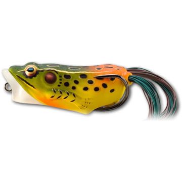 Naluca Livetarget Hollow Frog Popper, culoare Emerald-Red, 5.5cm, 11g