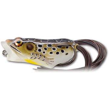 Naluca Livetarget Hollow Frog Popper, culoare Tan-Brown, 6.5cm, 14g