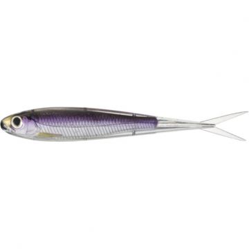 Shad Livetarget Minnow Soft Jerkbait, culoare Silver-Purple, 10cm, 4buc