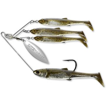 Spinnerbait Livetarget Rig, Large, culoare Green Pumpkin-Silver, 14g