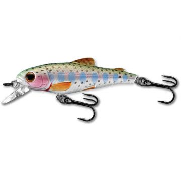 Vobler Livetarget Trout Jerkbait, culoare Rainbow Trout, 5cm, 3g