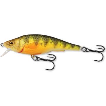 Vobler Livetarget Yellow Perch Jerkbait, culoare Florescent-Matte, 9.8 cm, 16g