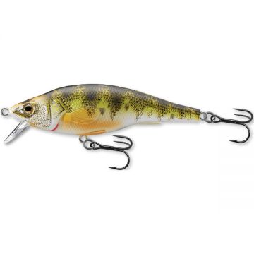 Vobler Livetarget Yellow Perch Jerkbait, culoare Natural-Matte, 9.8cm, 16g