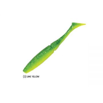 Shad Power Shad Dual Lime Yellow 11.5cm, 6buc/plic Rapture