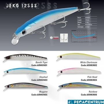 Vobler Jeko 125SS 12.5cm 16.8gr Bandit Tiger Herakles