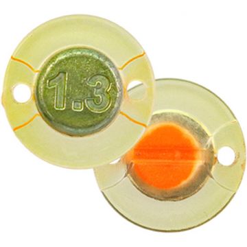 Naluca Jackall Deka Bung, culoare Clear Orange, 1.25cm, 1.3g