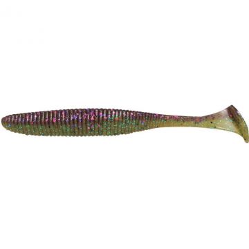 Shad Jackall Rhythm Wave, culoare Weed Gill, 9.7cm, 7buc/plic