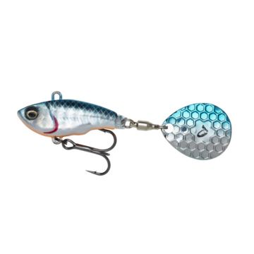 Vobler Savage Gear Fat Tail Sinking, culoare Blue Silver, 5.5cm, 9g