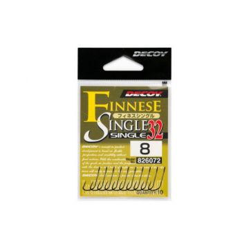 Carlige Decoy 32 Finesse Single (Marime Carlige: Nr. 6)