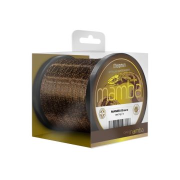 Fir Monofilament Delphin Mamba Carp, Camo Bronz, 1200m (Diametru fir: 0.26 mm)