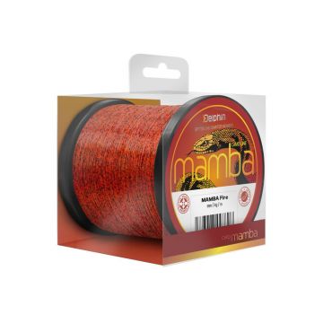 Fir Monofilament Delphin Mamba Carp, Camo Fire, 300m (Diametru fir: 0.26 mm)