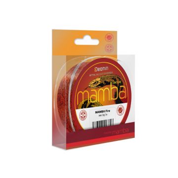 Fir Monofilament Delphin Mamba Feeder, Culoare Camo Fire, 300m (Diametru fir: 0.16 mm)