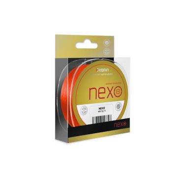 Fir Textil Delphin Nexo 8 Premium Braid Line, Fluo Orange, 130m (Diametru fir: 0.10 mm)