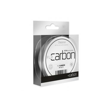 Fir Fluorocarbon Delphin FLR Carbon, Transparent, 20m - 50m (Diametru fir: 0.13 mm)