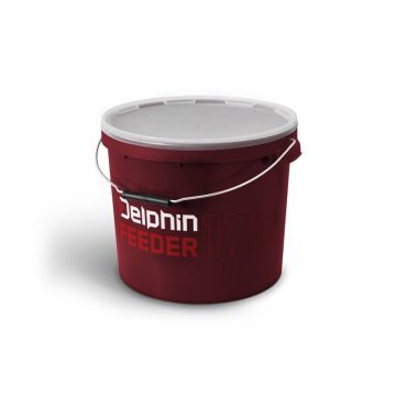 Galeata Rotunda Delphin Feeder pentru Nada + Capac, 17 Litri