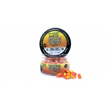 Dumbell MG Carp Feeder Wafters, 5mm, 15g (Aroma: Capsuna-Banana)