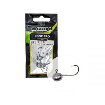 Carlige Offset Energoteam Wizard Edge Pro Jig, 3buc/plic (Varianta: Nr.4 1g)