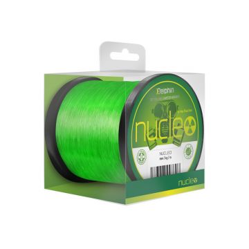 Fir Delphin pentru crap Nucleo, verde fluo, 1200m (Diametru fir: 0.25 mm)