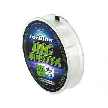 Fir Monofilament Formax Rig Master, Transparent, 50m (Diametru fir: 0.16 mm)