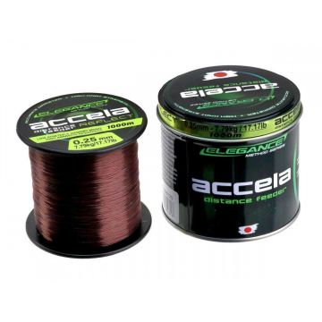 Fir Monofilament Formax Elegance Method Accela Distance Feeder, Maro, 1000m (Diametru fir: 0.25 mm)