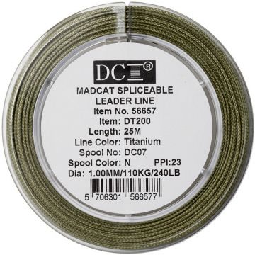 Leader Madcat Textil, 1.00mm, 110kg, 25m, Green