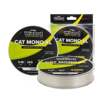 Fir Energo Team Wizard Cat Mono XL, Transparent (Diametru fir: 0.35 mm)