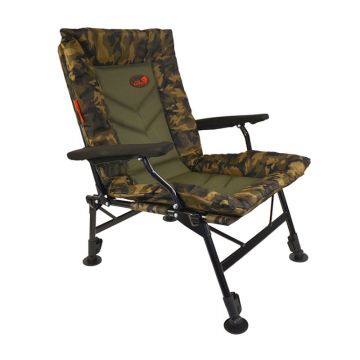 Scaun Pescuit Carp Expert Comfort Camo, 50x38x55cm