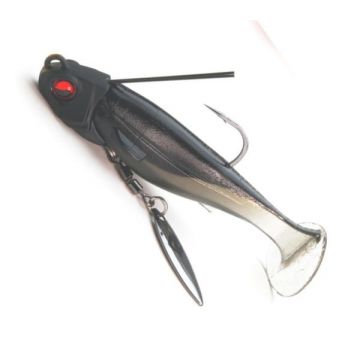 Swimbait Raid Head Swimmer Libero, 10g, 001 Sikkoku, 2buc/plic