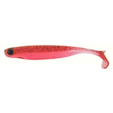 Shad Mustad Mezashi Z Minnow, 7.6cm, Transparent Red, 6buc/plic