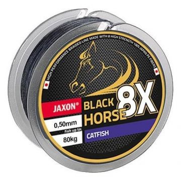 Fir Textil Black Horse PE 8X Premium 125m Jaxon (Diametru fir: 0.08 mm)