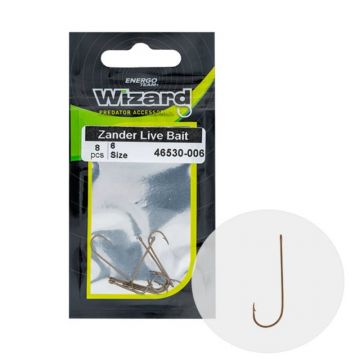 Carlige SalauTeam Wizard Zander Live Bait Light (Marime Carlige: Nr. 2/0)