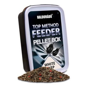 Pelete Haldorado Top Method Feeder Pellet, 1-2mm, 400g (Aroma: White Carp)