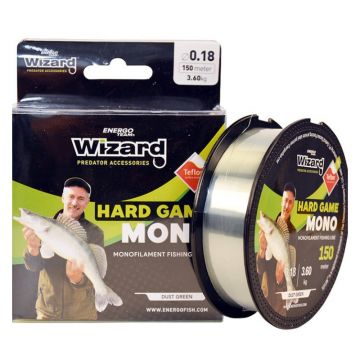 Fir Monofilament EnergoTeam Wizard Hard Game Mono Line, Transparent, 150m (Diametru fir: 0.15 mm)