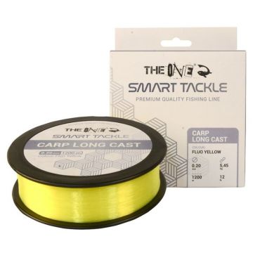 Fir Monofilament The One Carp Long Cast, Fluo Yellow, 1200m (Diametru fir: 0.20 mm)