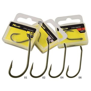 Carlige TF Hooks D-Rig, 10buc/plic K-Karp (Marime Carlige: Nr. 1)