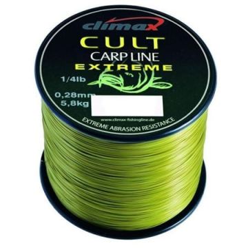 Fir Climax Cult Carp Extreme, verde, 1000m (Diametru fir: 0.35 mm)