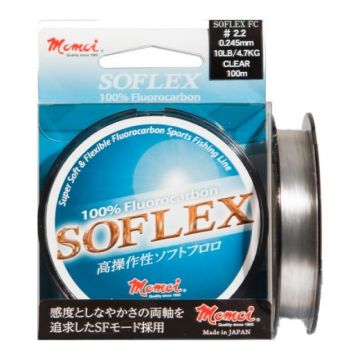 Fir Fluorocarbon Momoi Soflex, transparent, 100m (Diametru fir: 0.23 mm)