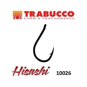 Carlige Trabucco Hisashi Chinu 10026, 15buc (Marime Carlige: Nr. 8)