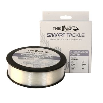 Fir Monofilament si Camasa De Fluorocarbon The One Coated Ice Blue (Diametru fir: 0.28 mm)