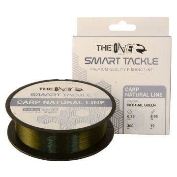 Fir Monofilament The One Carp Natural, Neutral Green, 300m (Diametru fir: 0.25 mm)