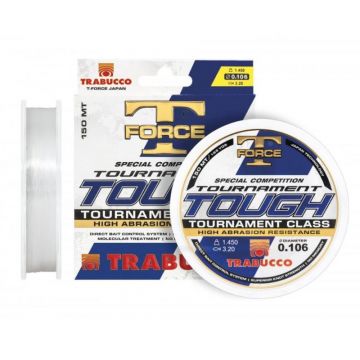 Fir Monofilament Trabucco Tournament Tough New, Transparent, 500m (Diametru fir: 0.50 mm)