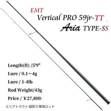 Lanseta Vertical Pro Neo Style 59Jr-St Type-Ss 1.75M 0.1-4G