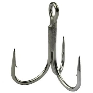 Ancora Tripla Mustad Jaw Lok In-Line Treble Titan Steel 3X Strong (Marime Ancora: Nr. 1/0)