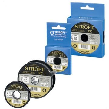 Fir Fluorocarbon Stroft FC1, Translucid, 50m (Diametru fir: 0.10 mm)